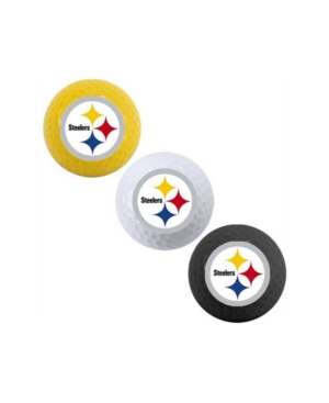 UPC 637556324054 product image for Team Golf Pittsburgh Steelers 3-Pack Golf Ball Set | upcitemdb.com