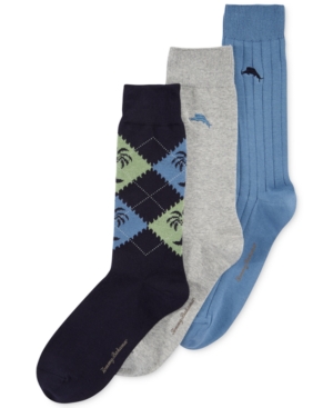 UPC 846708017618 product image for Tommy Bahama Men's Argyle Casual Socks 3-Pack | upcitemdb.com