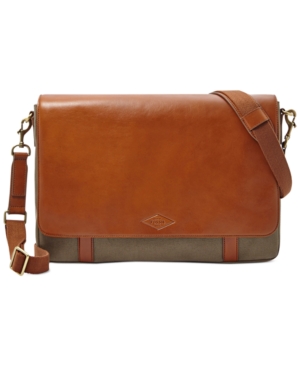 UPC 762346307976 product image for Fossil Aiden Leather Messenger Bag | upcitemdb.com