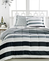 Modern Stripe 3-Pc. Comforter Set