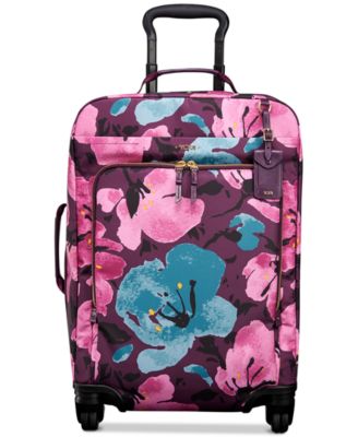 tumi floral luggage