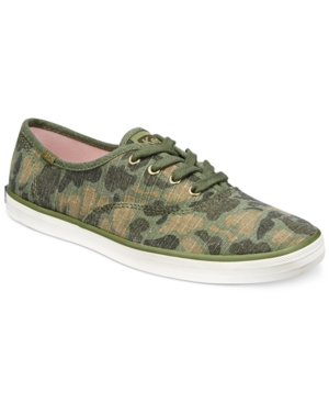 UPC 646881230763 product image for Keds Women's Camo Ripstop Lace-Up Sneakers Women's Shoes | upcitemdb.com