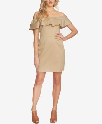 1.STATE Off-The-Shoulder Flounce Dress