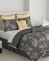 Rebecca 8 Piece Embroidered King Comforter Set