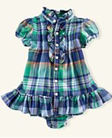 Ralph Lauren Baby Dress, Baby Girls Plaid Workwear Dress
