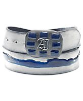 Armani Jeans Belt, Metallic Liquid Belt