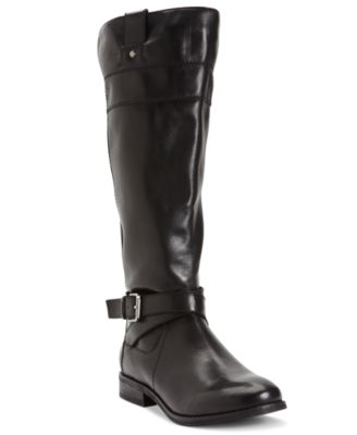 Marc Fisher Shoes Arty Tall Wide Calf Riding Boots Womens Shoes