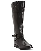 Marc Fisher Shoes Arty Tall Wide Calf Riding Boots Womens Shoes