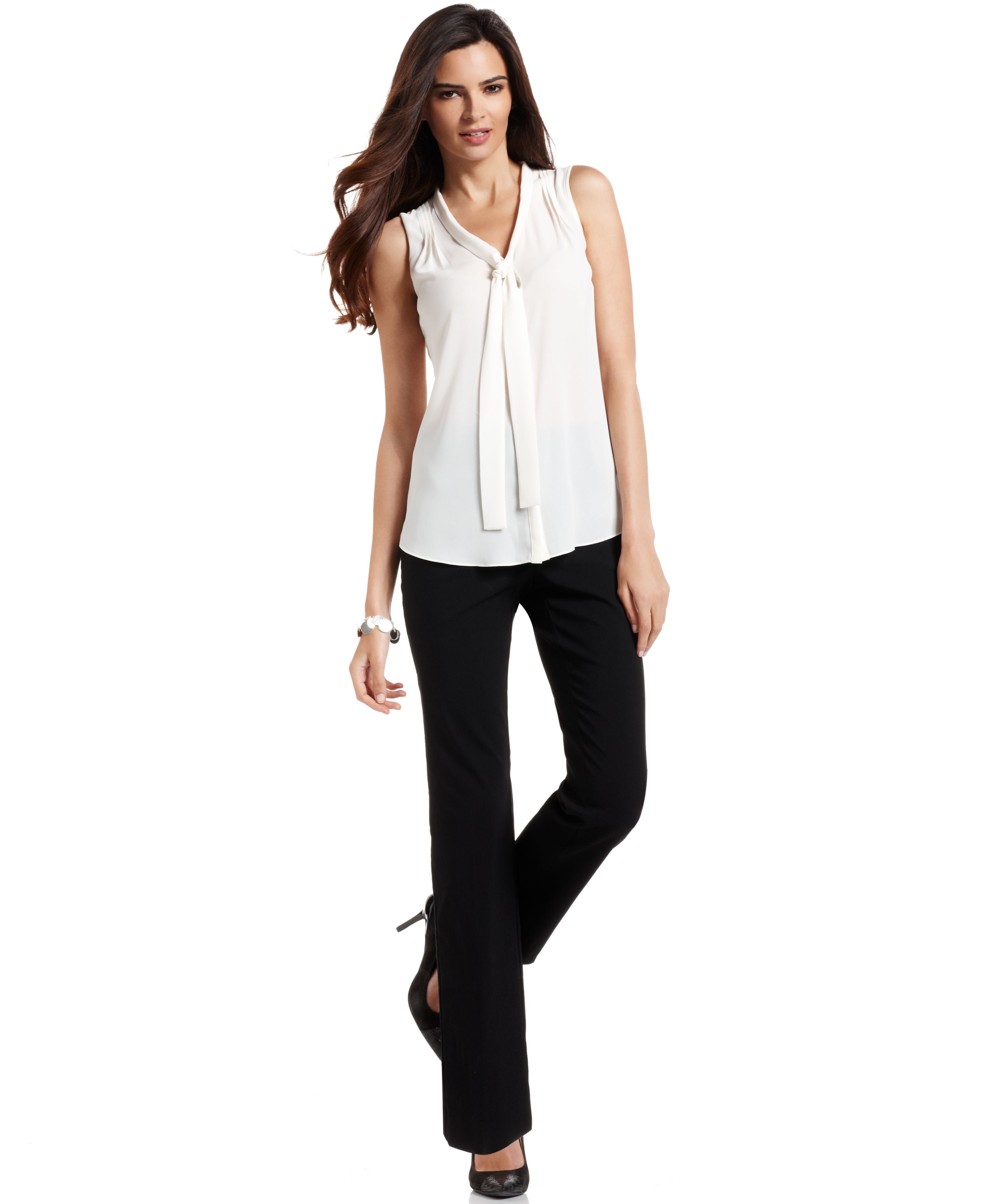 MACYS ---- pants ---- Jennifer Lamiraqui ---- 1290309_fpx ---- | Pants for women, Clothes, Tie
