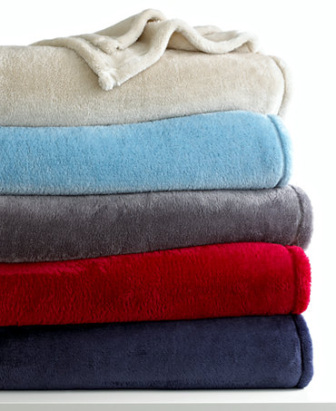 Berkshire Blankets, Shimmersoft Polartec Blanket - Blankets & Throws - Bed & Bath - Macy&#39;s
