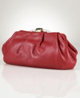 Lauren Ralph Lauren Handbag, Algonquin Leather Clutch