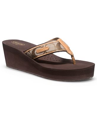 coach macys sandals