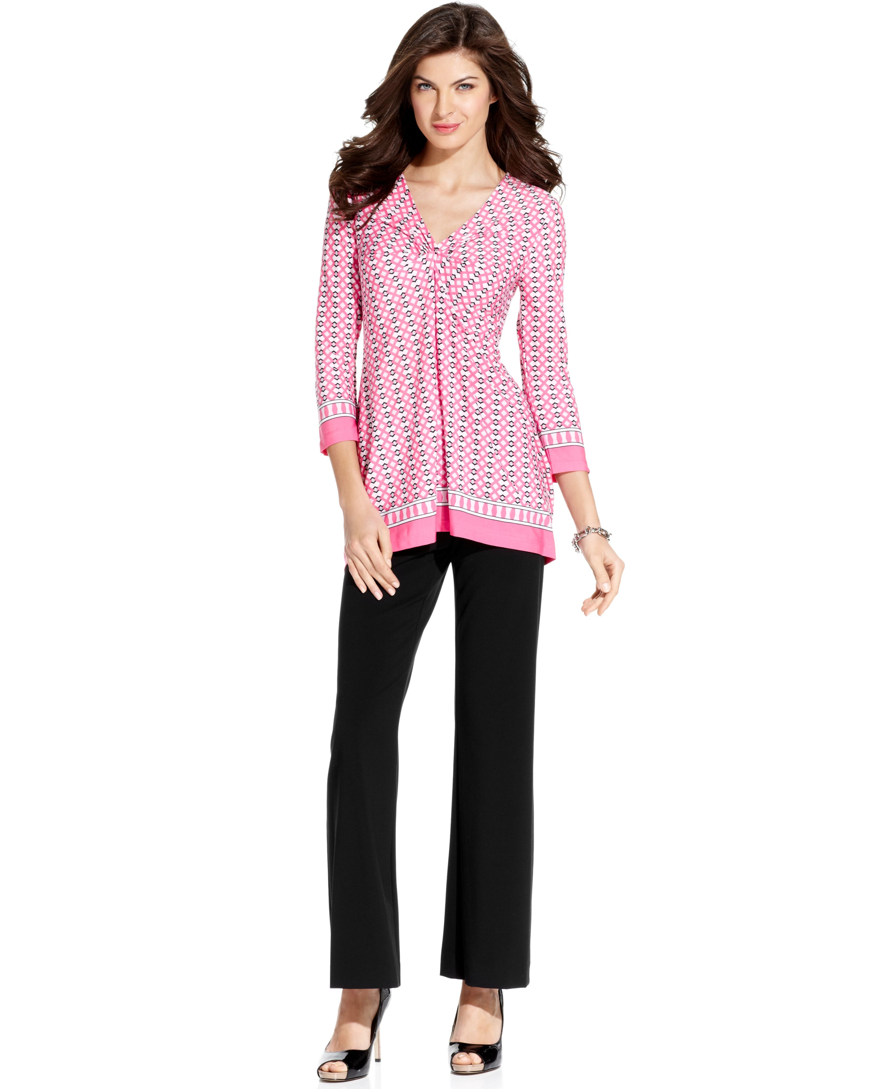 MACYS ---- pants ---- Yaya Kosikova ---- 1526363_fpx ---- | Macys pants, Fashion, Tops