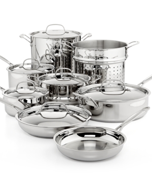 UPC 086279013460 product image for Cuisinart Chef's Classic Stainless Steel 14 Piece Cookware Set | upcitemdb.com