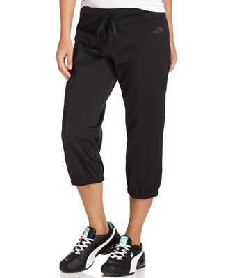 black capri sweatpants