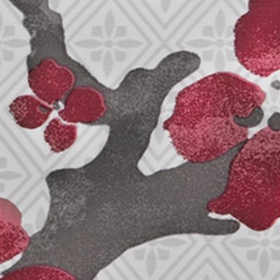 100 Cotton Bedding Set Cherry Blossoms Printing Bed Linens Duvet