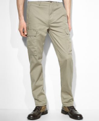 Levi's Slim Straight Timberwolf Cargo Pants - Pants - Men - Macy's