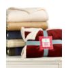 macys deals on Martha Stewart Collection Faux-Sherpa Reversible Micromink Throw