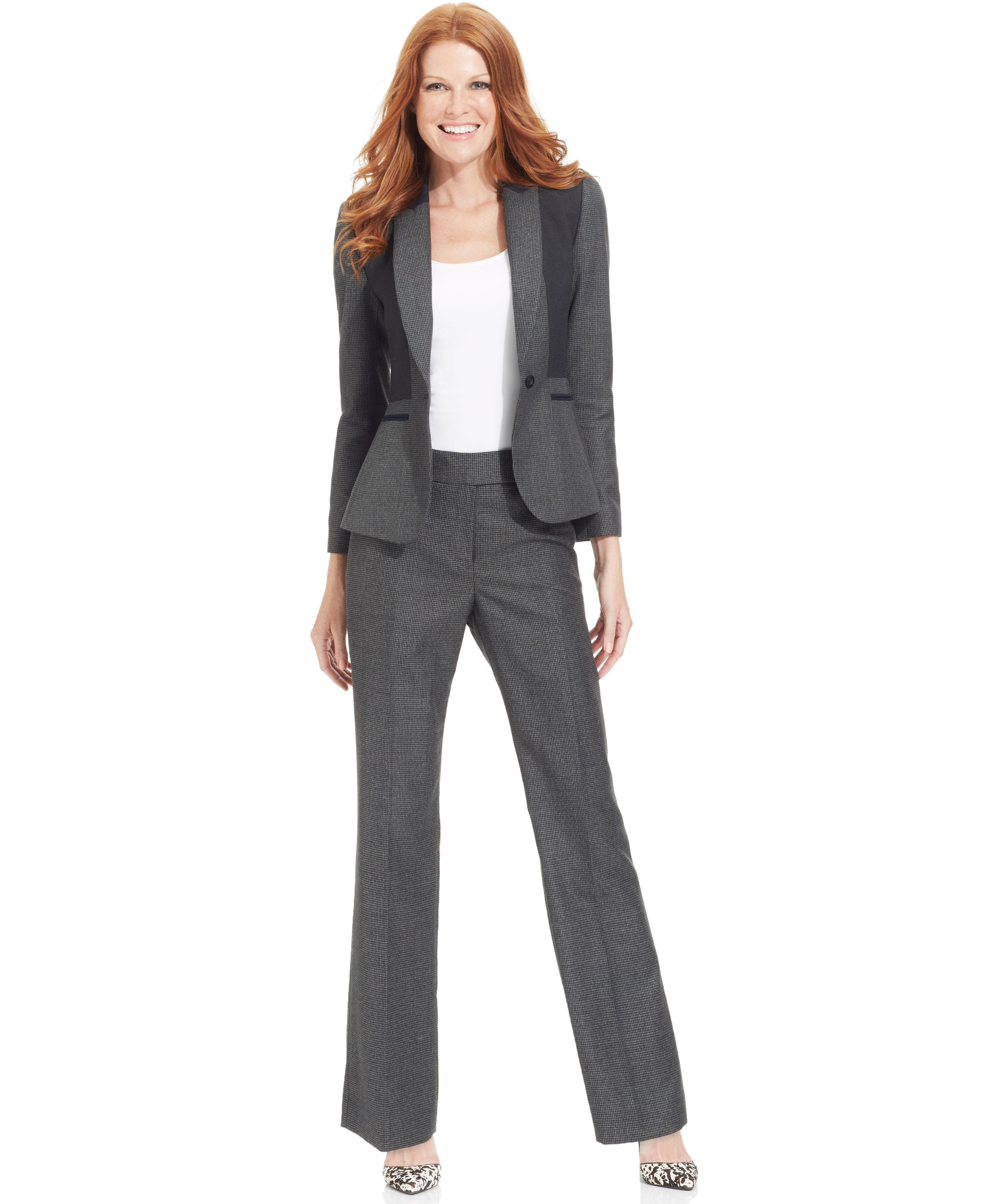 macy's dressy pant suits