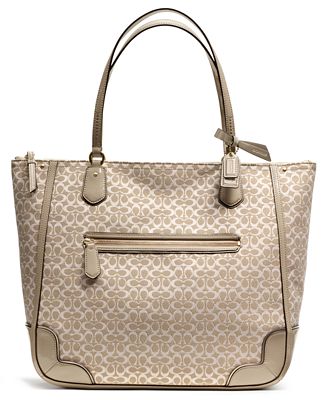 ... METALLIC OUTLINE FABRIC - COACH - Handbags  Accessories - Macy's