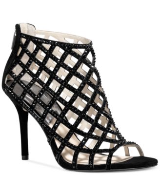 michael kors yvonne open toe bootie