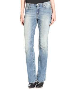 jeans dkny petite bootcut wash slim avenue earth water