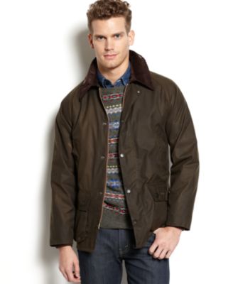 barbour classic bedale wax jacket olive