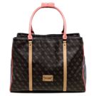 guess logo luggage
