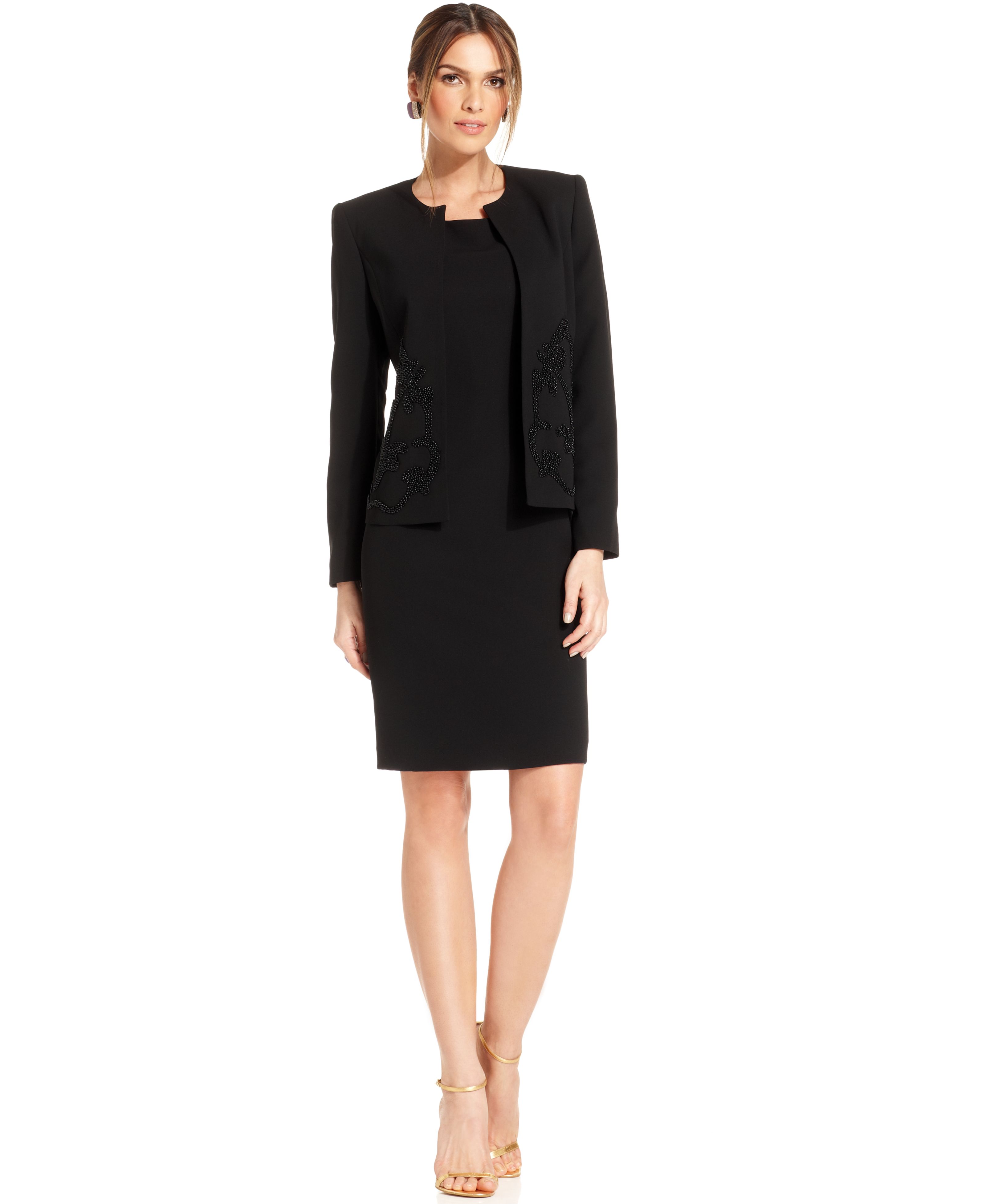 macy's ladies pants suits