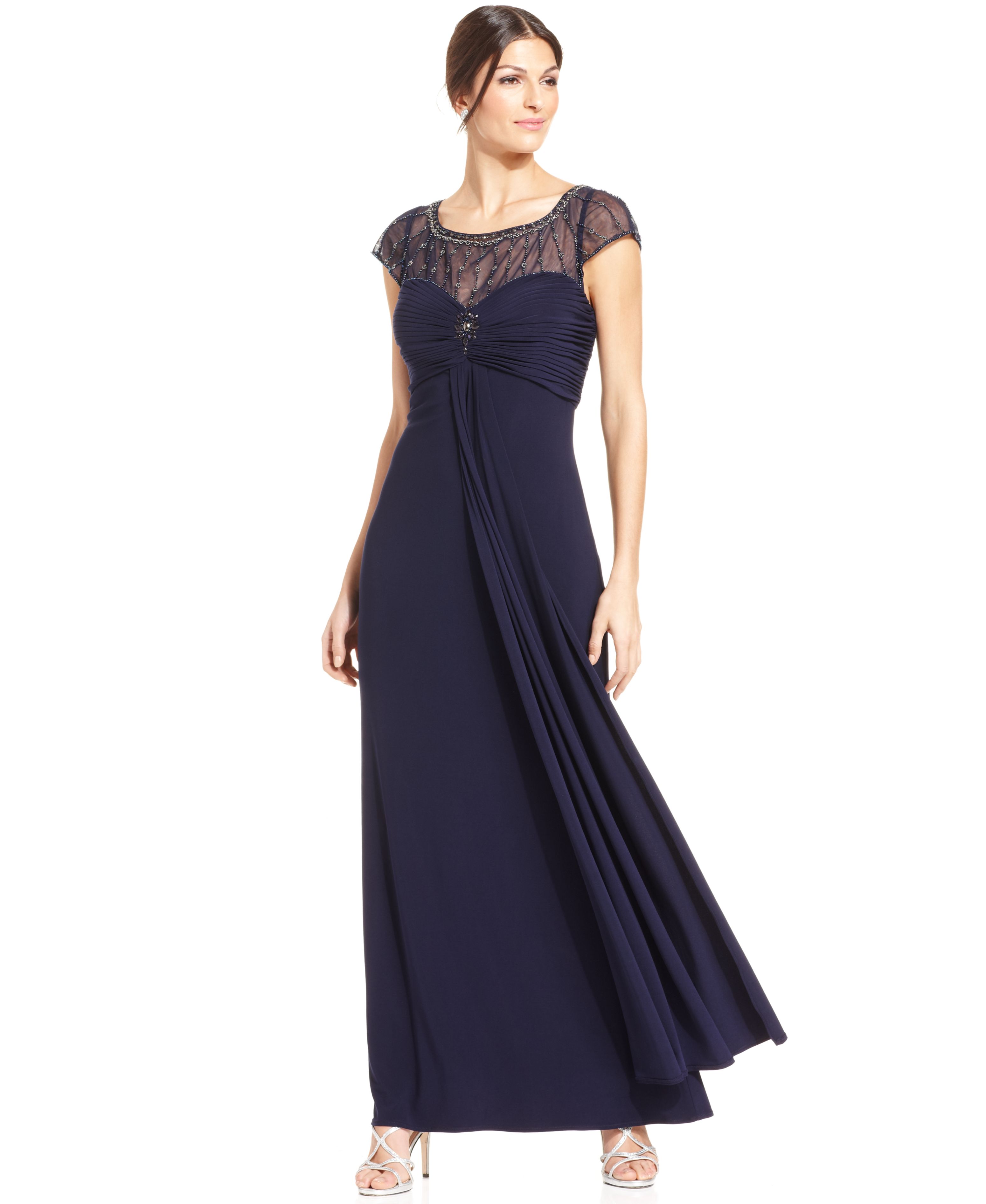 MACYS ---- dress ---- Adriane Boff ---- 2086380_fpx ---- | Petite gowns, Evening dress floor