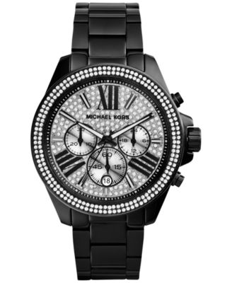 michael kors women's wren black watch mk5879