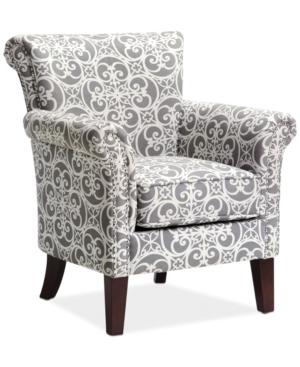 UPC 675716508449 product image for Sarah Printed Fabric Accent Chair, Direct Ship | upcitemdb.com