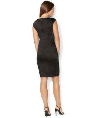 Satin Sheath Dress