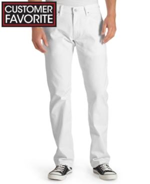 levi's white jeans 514