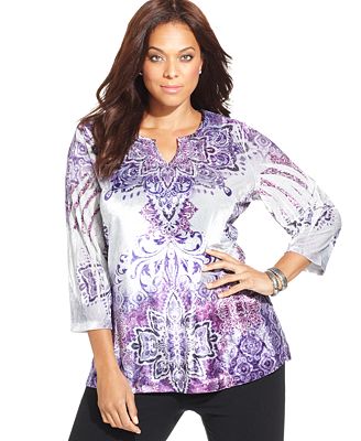 plus jm tunic sublimated velvet sizes tops macy