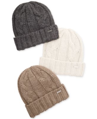 michael kors cable knit hat