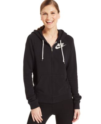 nike rally zip through hoodie