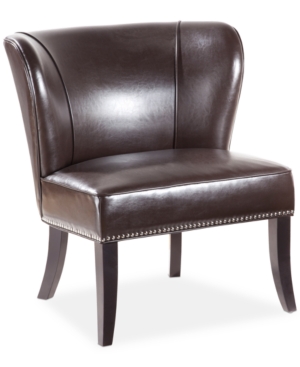 UPC 675716508517 product image for Janie Faux Leather Accent Chair, Direct Ship | upcitemdb.com