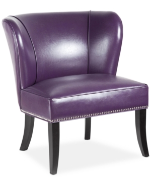 UPC 675716502287 product image for Janie Faux Leather Accent Chair, Direct Ship | upcitemdb.com