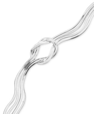 Sterling Silver Multichain Bracelet