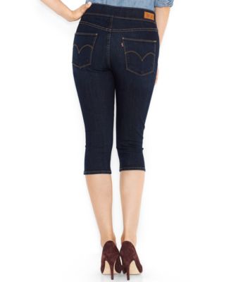 Levi's® Pull-On Capri Jeans, Odyssey Wash - Jeans - Women - Macy's