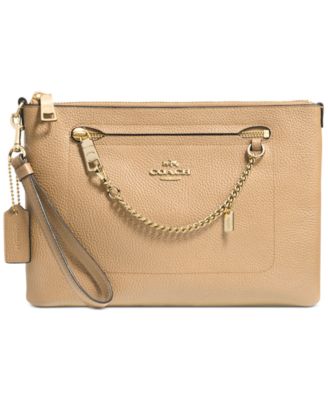 macy's coach wristlets
