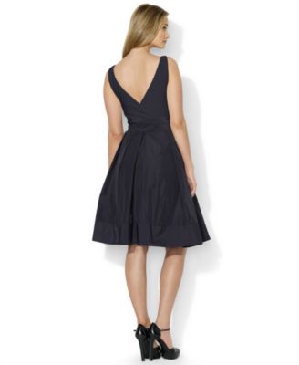 pleated cocktail dress