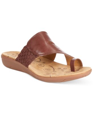 thong bare traps sandals