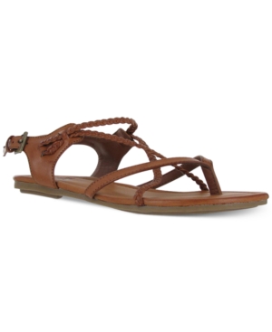 UPC 887696145891 product image for Mia Adriana Braided Flat Strappy Sandals Women's Shoes | upcitemdb.com