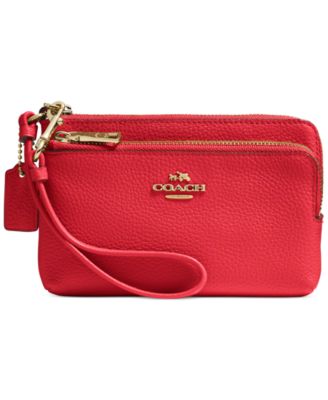 coach wristlets double
