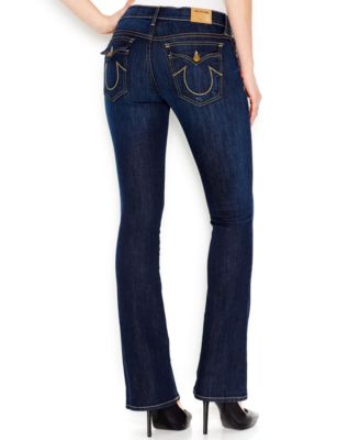 True Religion Petite Becca Bootcut Jeans, Dark Wash - Jeans ...