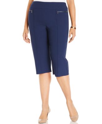 Style&co. Plus Size Pull-On Capri Pants - Pants & Capris - Plus ...