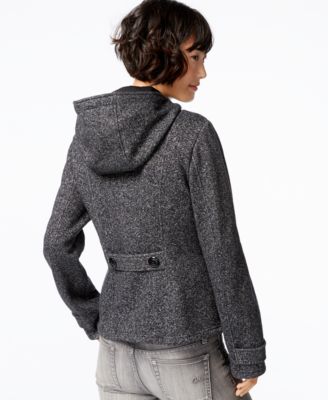 Sebby Hooded Toggle-Front Peacoat - Coats - Women - Macy's