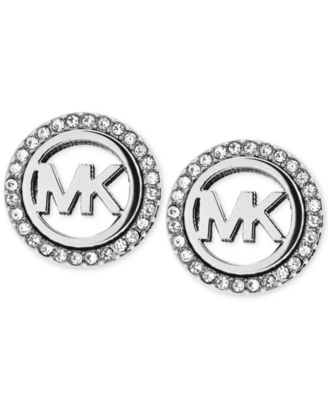 mk silver earrings